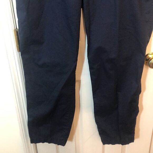 TALBOTS  Sz 16W 100% cotton Navy Blue pants, lightweight. Pre Worn Used - Picture 10 of 12